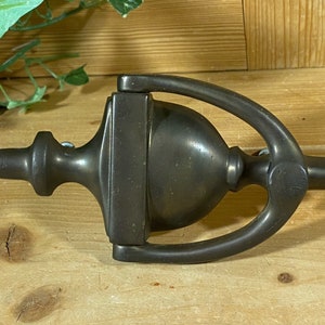Vintage Solid Brass Door  Knocker | Heavy Brass Hardware | Metal Door Knocker | Academia | Cottagecore Decor | Brass Front Door Knocker