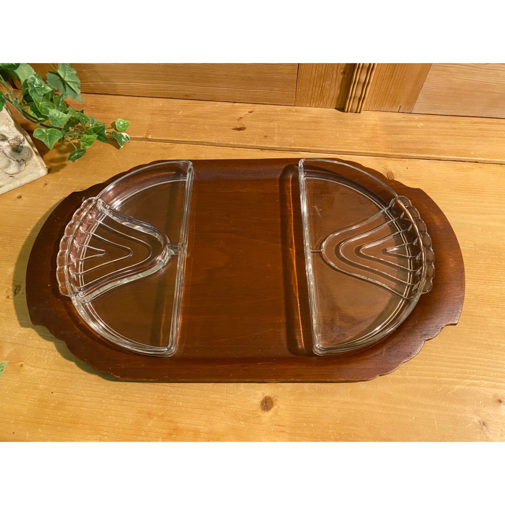 Serving Tray Wood Wine Box Stag's Leap Cellars Coffee Table Tray