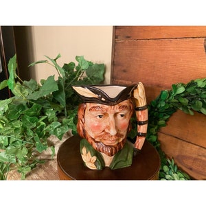 Vintage Robin Hood Mug | Vintage Medieval Stein  | European Jug | Vintage Tankard | Vintage Cup | Vintage Folklore Decor