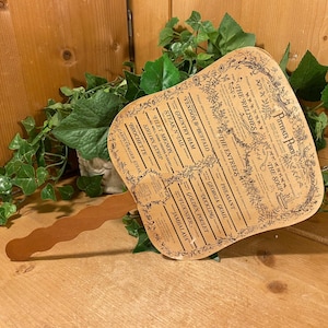 Vintage Paper Handheld Fan | Pittypat&#39;s Porch | Atlanta, Georgia Restaurant | Vintage Advertising | Vintage Ads  | Hand Fan | Paper Fan