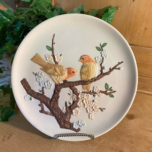Vintage Birds of the World 1st Ed. Collector&#39;s Plate | Birds | A201 | 1985 | Jim Liang - Chinese Wildlife Artist | Expressive Designs