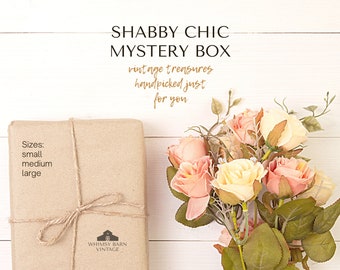Shabby Chic Mystery Box |Vintage Mystery Box | Antique Mystery Box | Mystery Box | Curated Home Decor Box | Gift Box | Shabby Chic Style