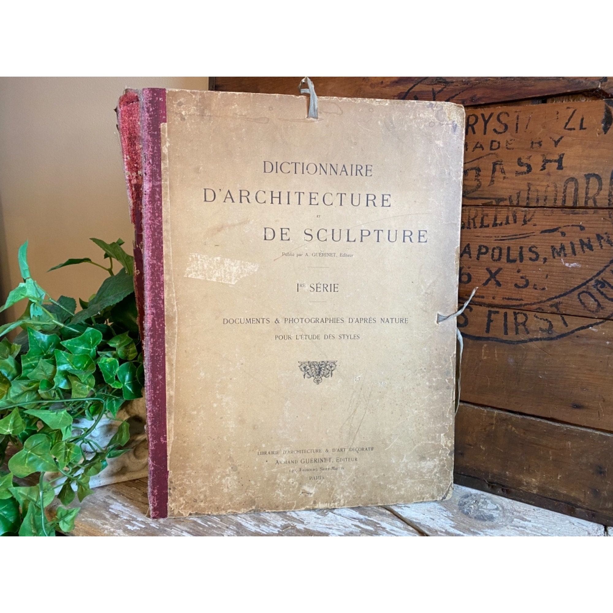 Dictionnaire Darchitecture Et De Sculpture Vintage Armand Etsy France