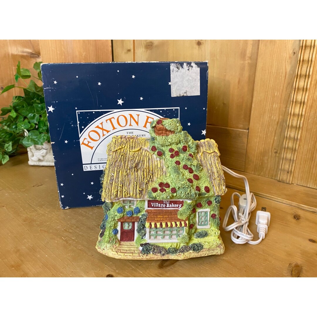 Vintage Lilliput Lane Potpourri Burner Foxton Folk the Village Bakery