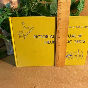 Vintage Manual Of Neurologic Tests Hardcover Book | M. W. Van Allen | Illustrated By George Buckley | 1969 Year Book Medical Publishers Inc bild 3