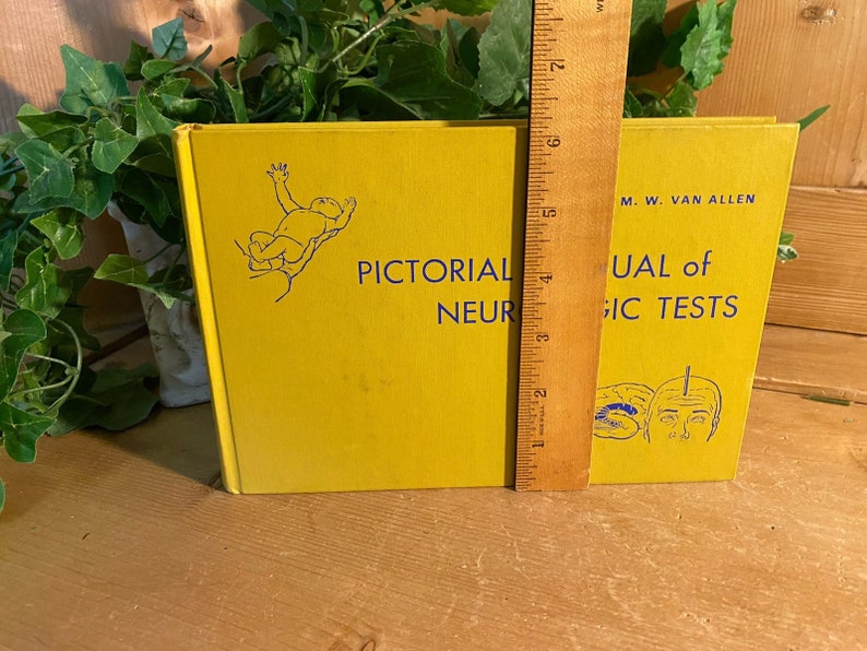Vintage Manual Of Neurologic Tests Hardcover Book | M. W. Van Allen | Illustrated By George Buckley | 1969 Year Book Medical Publishers Inc bild 3