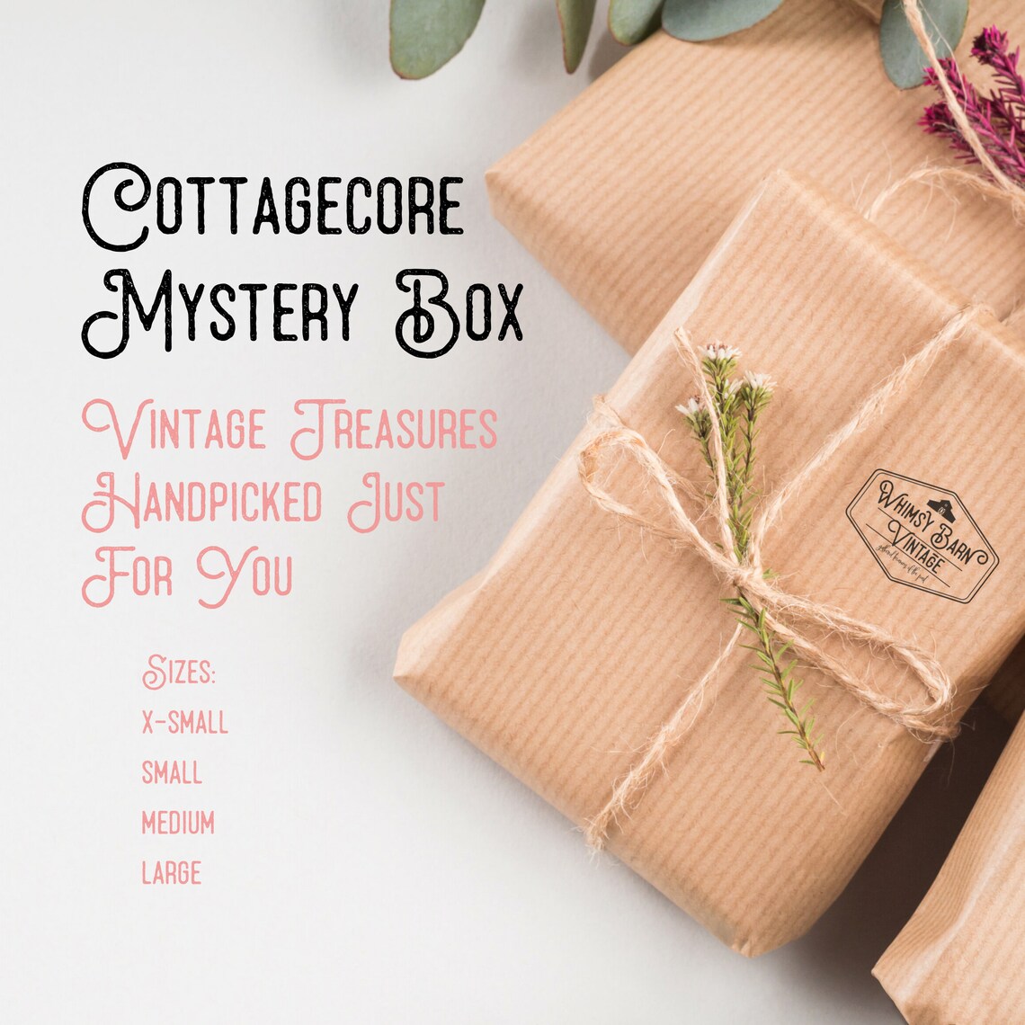 Vintage Cottagecore Mystery Box Antique Mystery Box Etsy