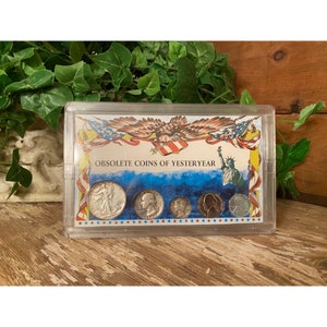 Vintage Obsolete Coins of Yesteryear | Collectible Coins | Coin Collections | Vintage Collector Items | Liberty Half Dollar | Silver Penny
