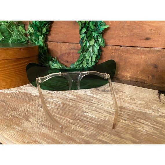 Vintage Green Folding Sunglasses | Pat Boone Styl… - image 2