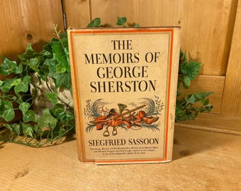 Vintage Book: The Memoirs of George Sherston | 1937 | Seigfried Sassoon | Doubleday, Doran & Co. | Vintage Hardcover Book