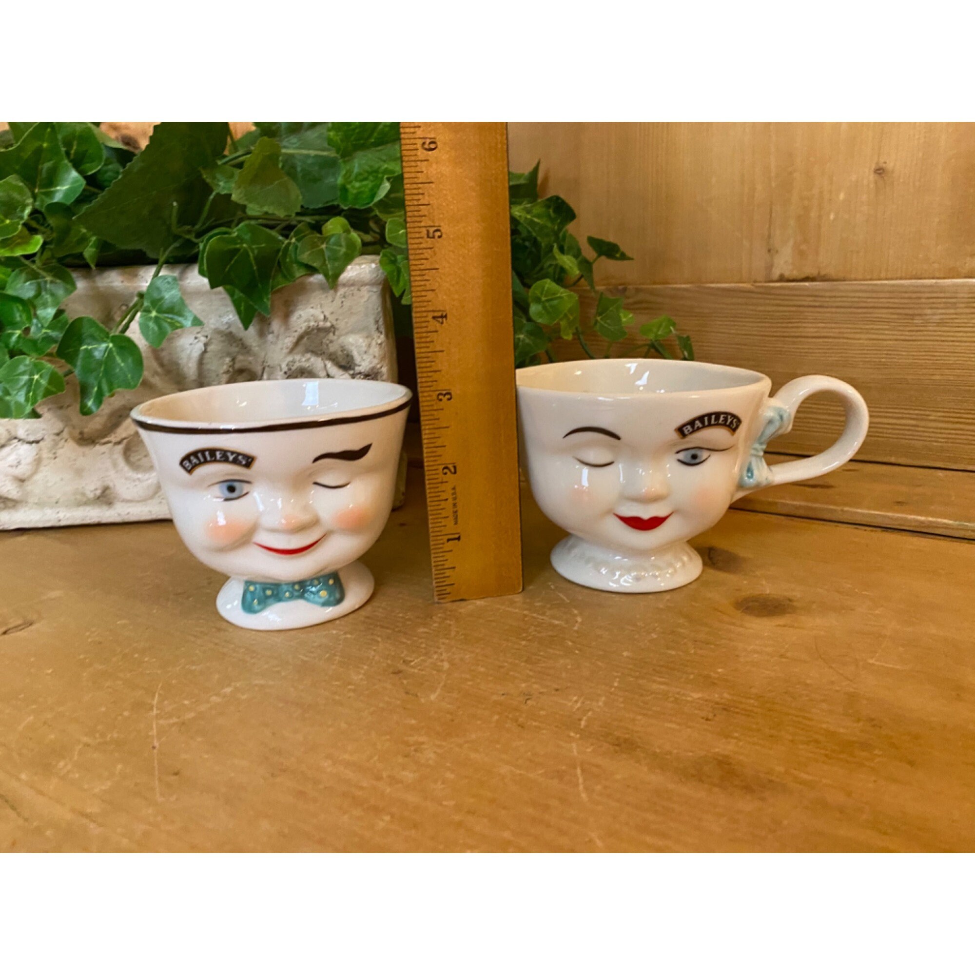 Vintage Anthropomorphic Cream Sugar Set Bailey's Irish Etsy