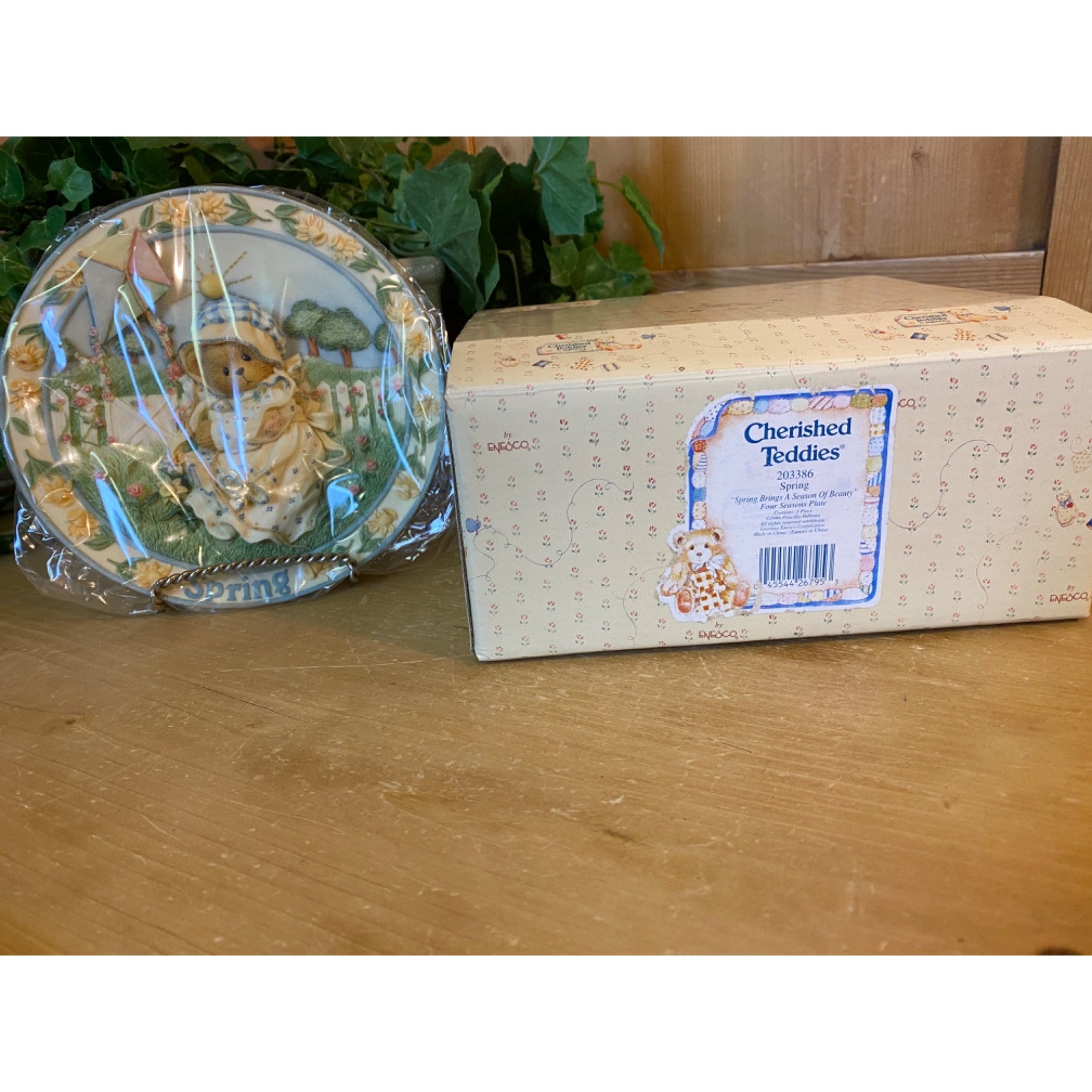Vintage Cherished Teddies Decorative Plate 