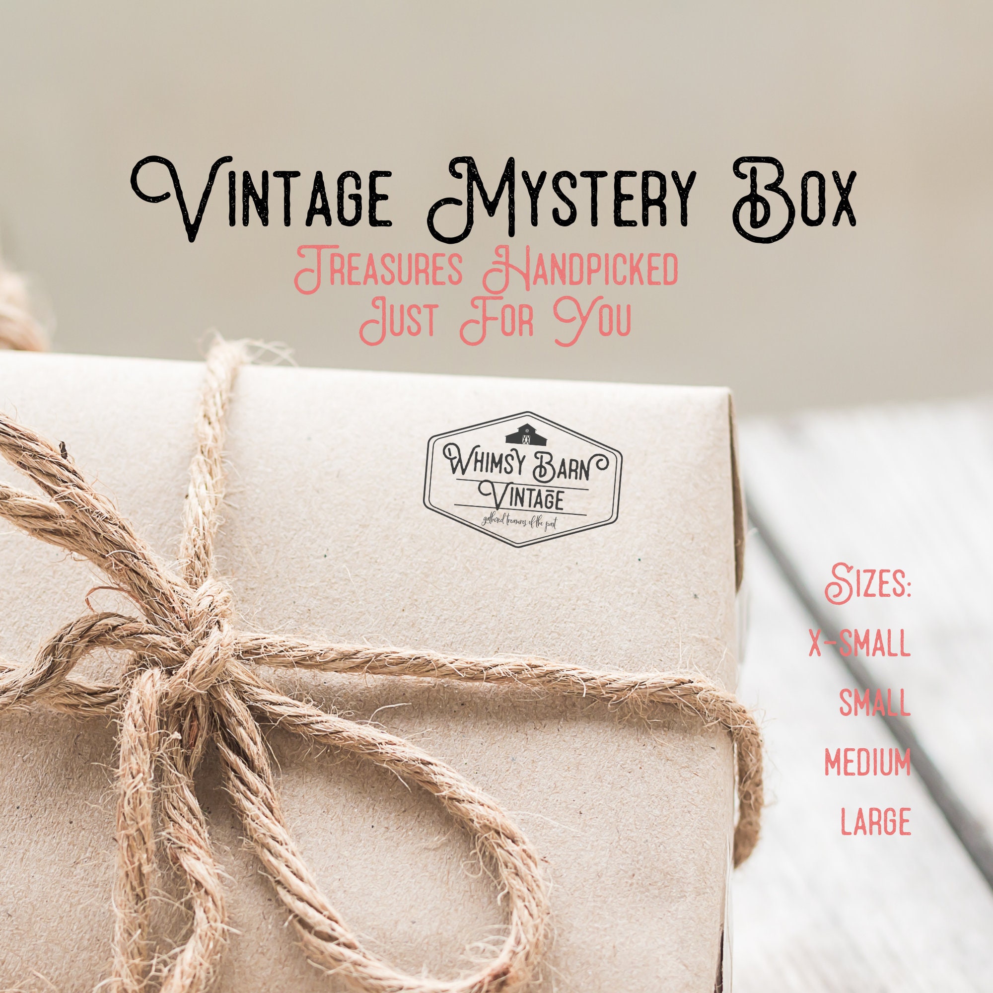 Vintage Mystery Box Antique Mystery Box Mystery Box Etsy