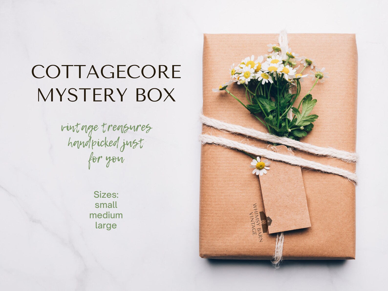 Vintage Cottagecore Mystery Box Antique Mystery Box Mystery Box Vintage