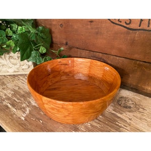 Vintage Hand Crafted Wooden Bowl | Handmade Bowl | Rustic Decor | Vintage Kitchen Decor | Farmhouse Bowl | Primitives | Fruit Bowl