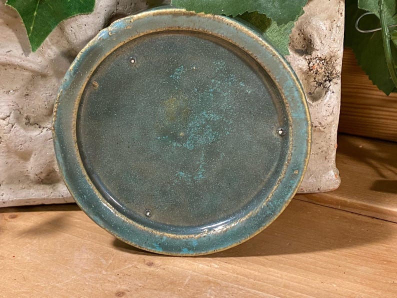 Vintage Masonic Lodge Pottery Ashtray | FA M 319 Ancient Landmarks | Free & Accepted Masons of Indiana | Lodge 319 | Freemasons | MCM Decor image 2