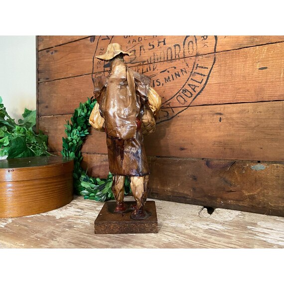 Vintage Paper Mache Coffee Farmer Statue Vintage Coffee Bean Etsy 日本