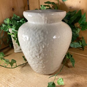 White Midcentury Vase - Etsy