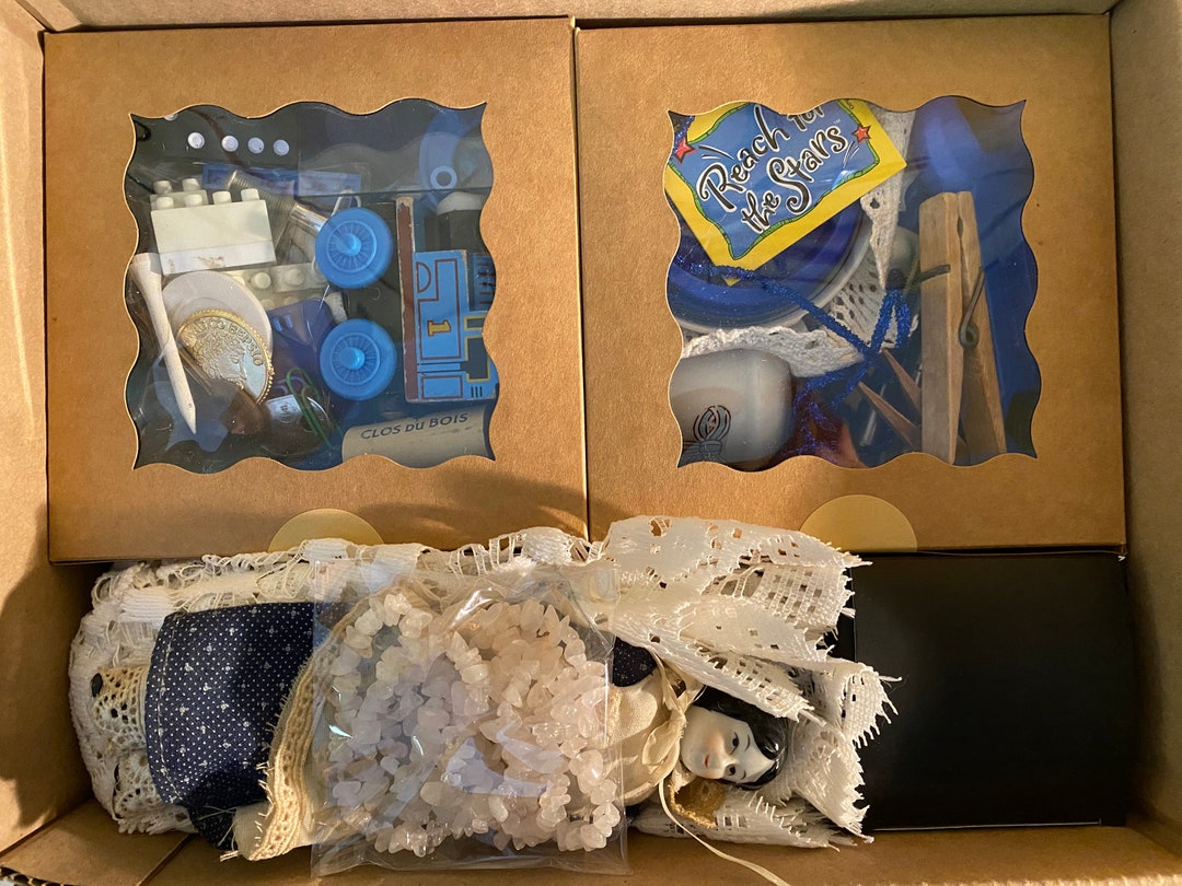 Vintage Doll Kit Junk Drawer Treasure Box Mixed Media DIY Etsy