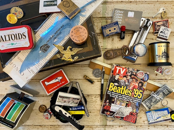 Vintage Office Junk Drawer | Vintage Junk Drawer Lot (not Junk
