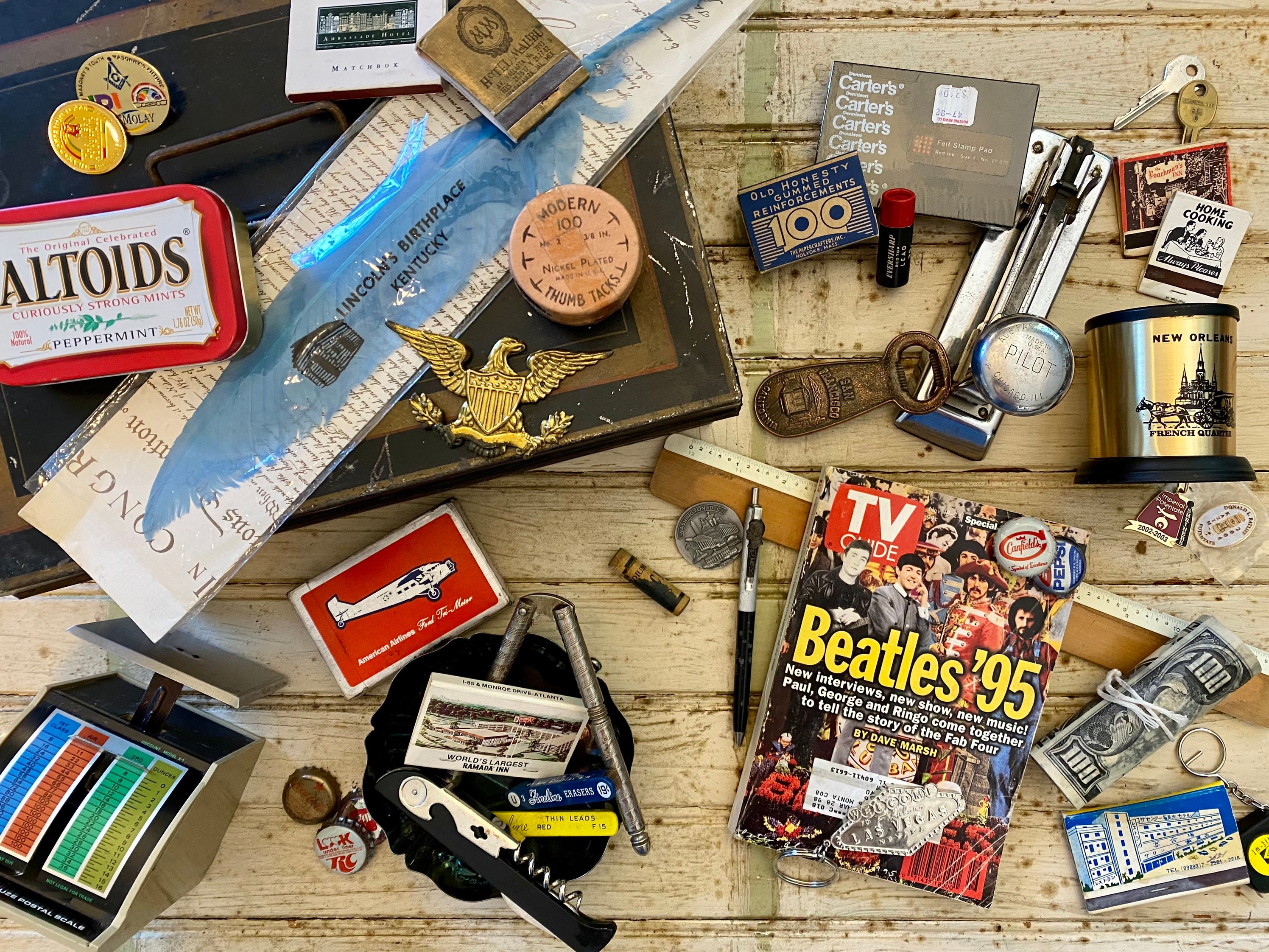 Vintage Office Junk Drawer | Vintage Junk Drawer Lot (not Junk