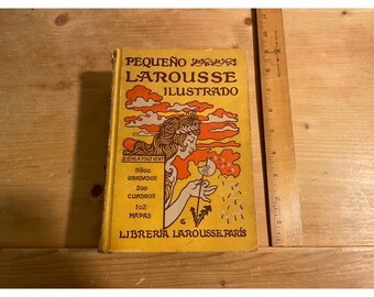 Vintage Pequeno Larousse Illustrado / 1912 / C. Auge