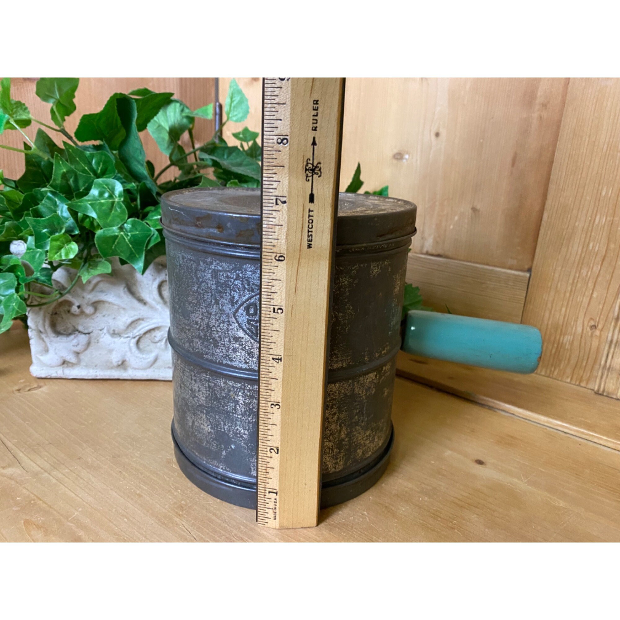 Vintage Duplex Sifter 5 Cup UNEEK Utilizing Co Chicago Etsy