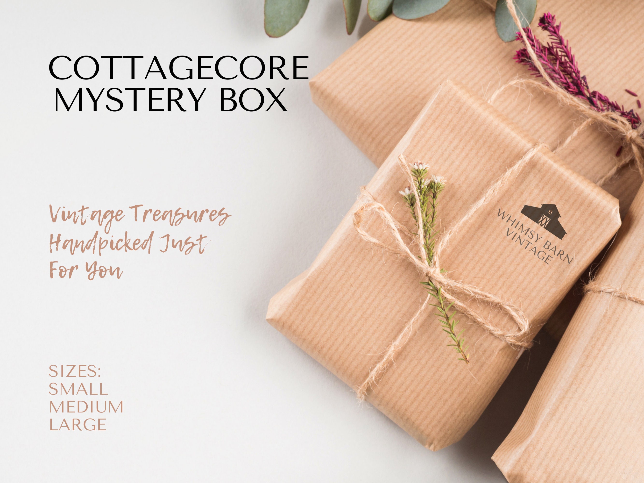Vintage Cottagecore Mystery Box Antique Mystery Box Mystery Box