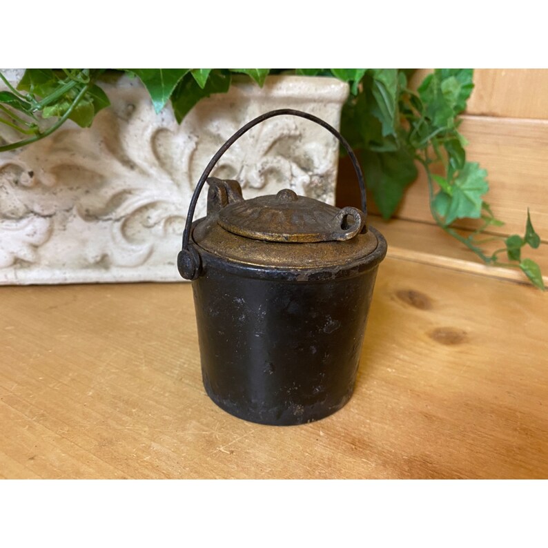 Antique Cast Iron Glue Pot Double Boiler Glue Melting Pot Etsy