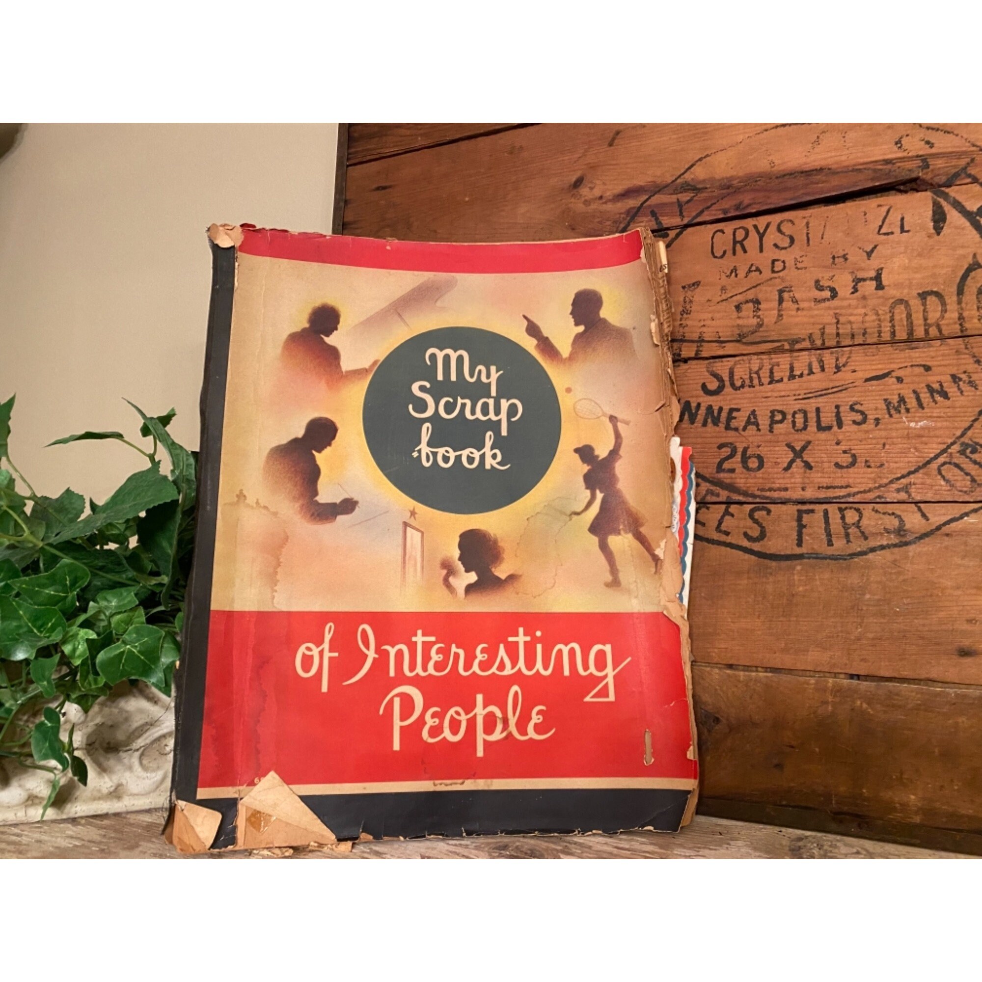 Vintage My Scrapbook Of Interesting People 1930s Etsy 日本