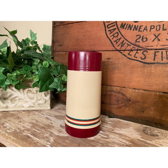 Vintage Red Thermos Aladdin Wide Mouth 10 Oz Thermos Retro Thermos Vintage  Kitchen Items Red Retro Thermos Travel Mug 