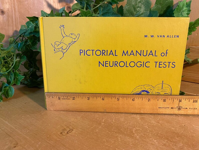 Vintage Manual Of Neurologic Tests Hardcover Book | M. W. Van Allen | Illustrated By George Buckley | 1969 Year Book Medical Publishers Inc bild 2