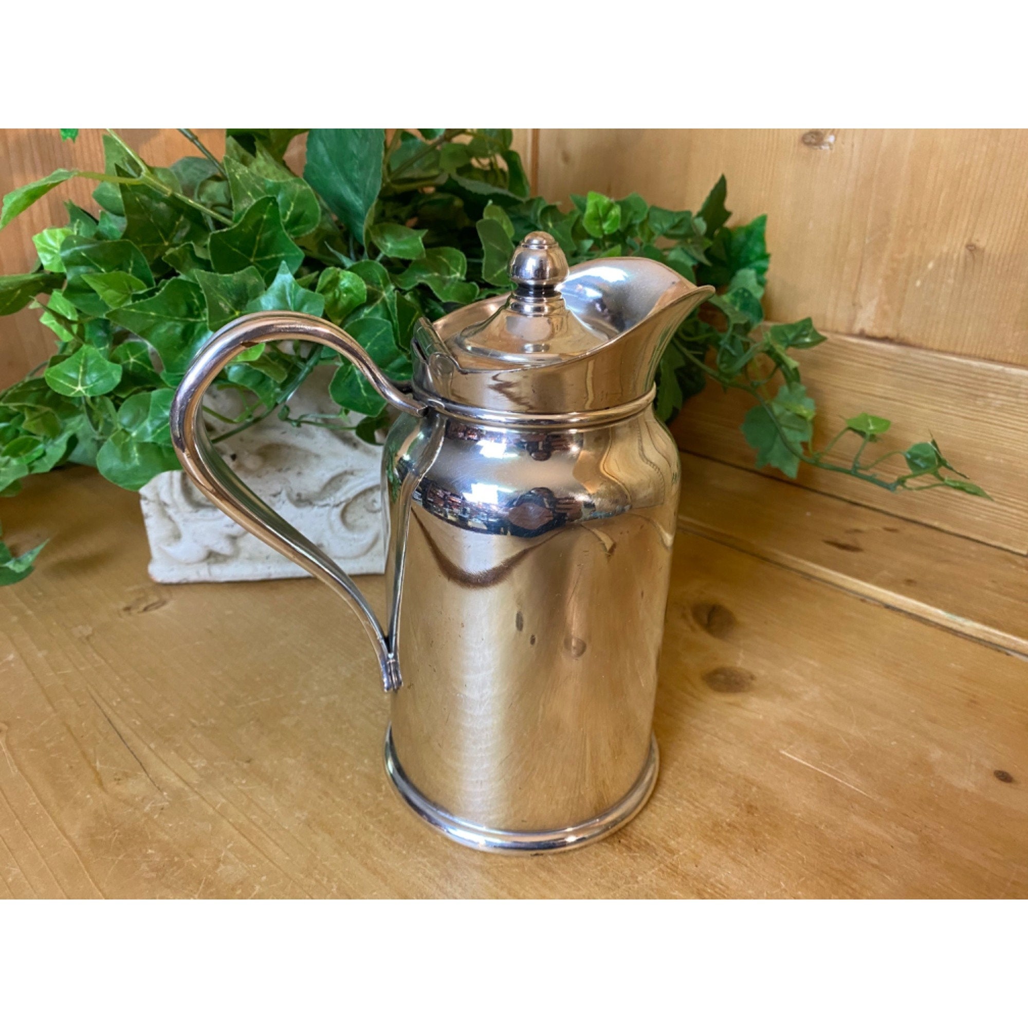 Vintage Reed & Barton Silver Soldered Hinged Lid Pitcher the Etsy