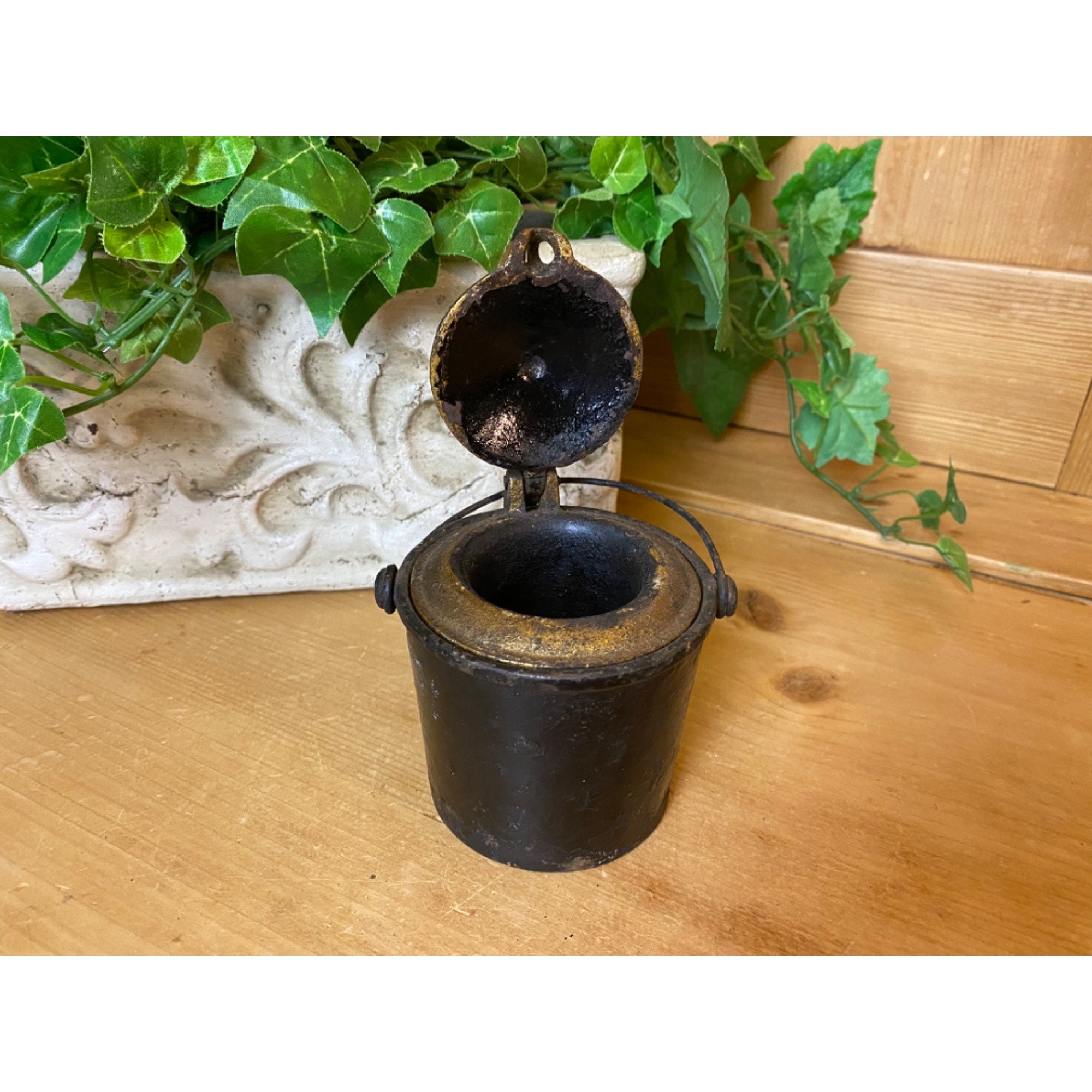 Antique Cast Iron Glue Pot | Double Boiler | Glue Melting Pot | Various  Vintage | Vintage Tools | Glue Storage | Glue Melter