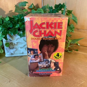Vintage Jackie Chan Double Rumble Pack Set Of Four VHS Tapes | Parade Video | Rumble Pack | Shelf Decor | Vintage Movies
