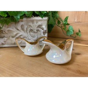 Vintage Pearl Lusterware Sugar and Creamer Set | Pearl China Company | Shabby Chic | Vintage Kitchen | Art Deco | Serveware | Coffee and Tea