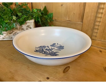 Vintage Pfaltzgraff Pottery Large Serving Bowl | Pfaltzgraff Stoneware | Farmhouse Kitchen | Vintage Kitchen Dinnerware | Cottagecore