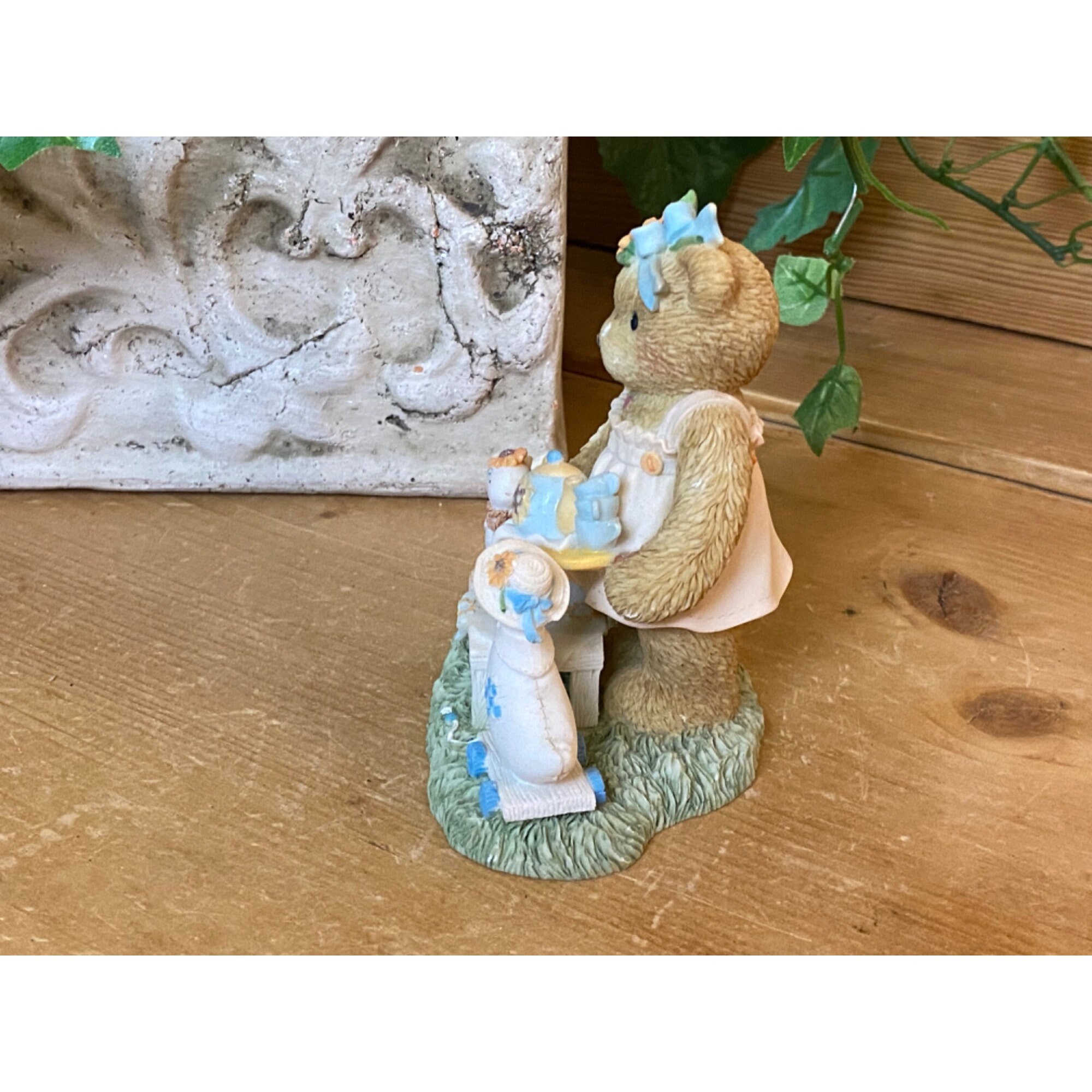 cherished テディベア置物 CHERISHED TEDDIES EARLY RARE CHRISTOPHER RO/857 RETIRED BEAR