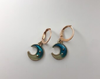 Star and Moon Earrings [SHIPS FROM USA]