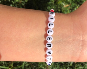 Custom nhl Bracelets, Custom New York Rangers Bracelets [SHIPS FROM USA]