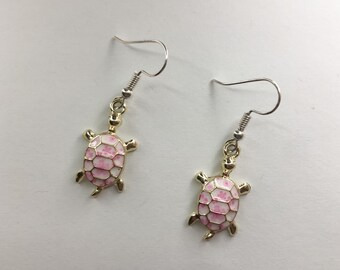Colorful Turtle Earrings, Turtle Earrings [SHIPS FROM USA]