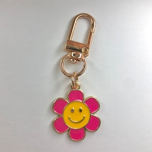 Chaveiros de flores esmaltadas [NAVIOS DOS EUA]