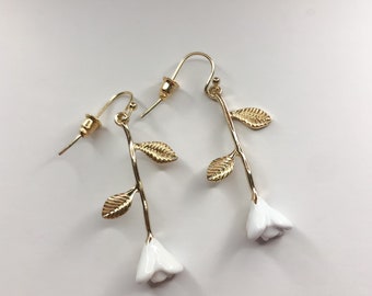 Flower Drop and Dangle Earrings [SHIPS FROM USA]