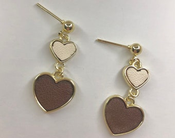 Heart Drop Earrings [SHIPS FROM USA]