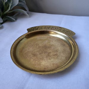 Solid Brass Pocket Change Catch All Dish