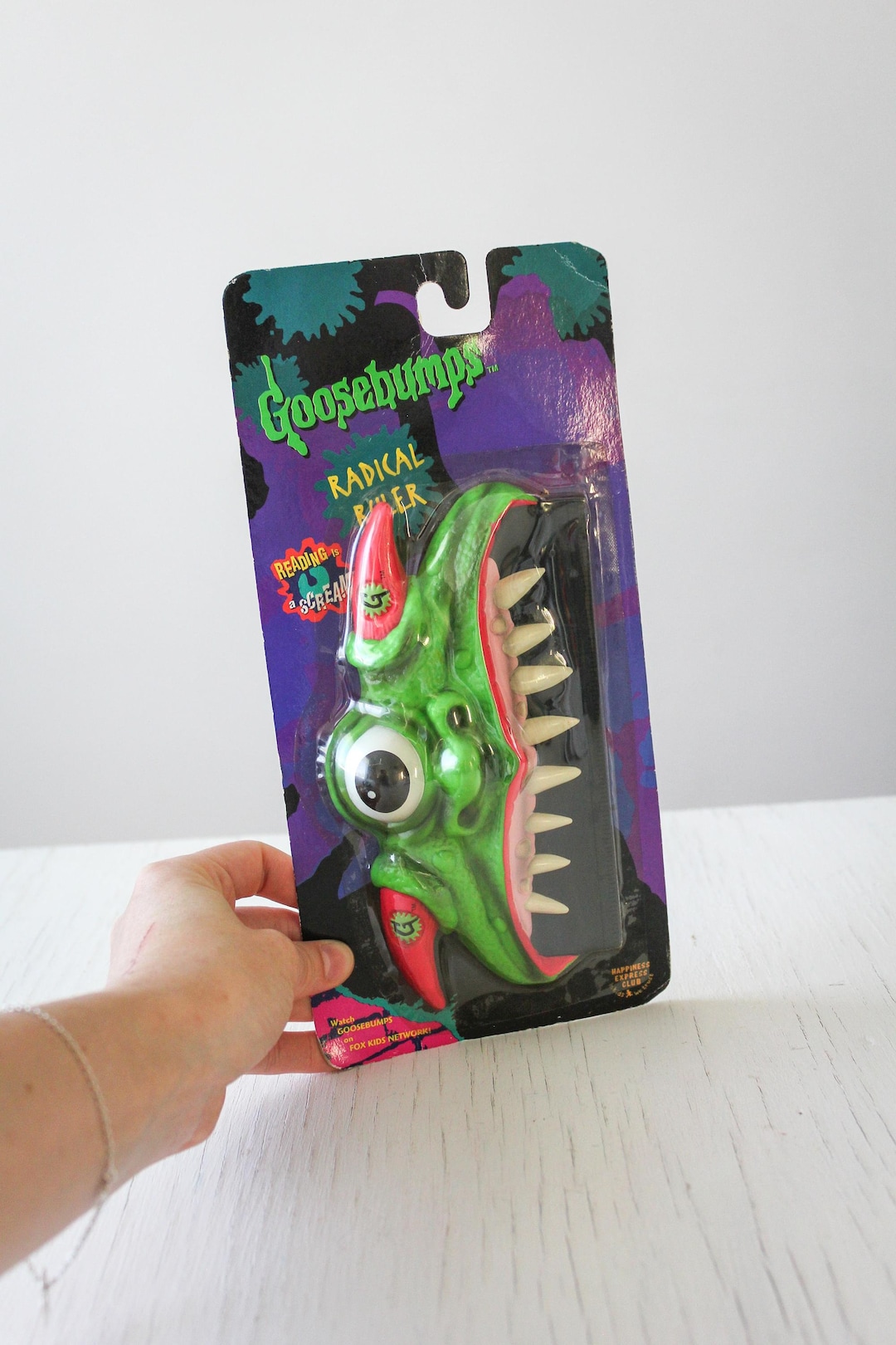Goosebumps Ruler 90’s Vintage Goosebumps Radical Ruler Cyclops Monster - Etsy