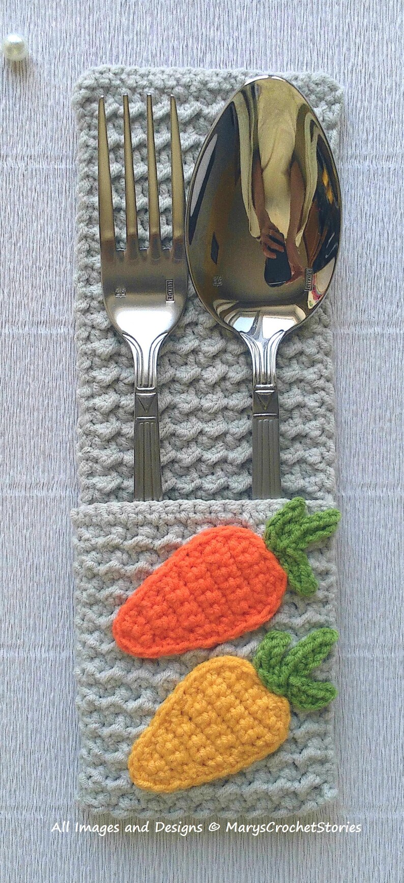 Placemat Cutlery Holder Coaster Crochet Pattern 3in1 Table Etsy