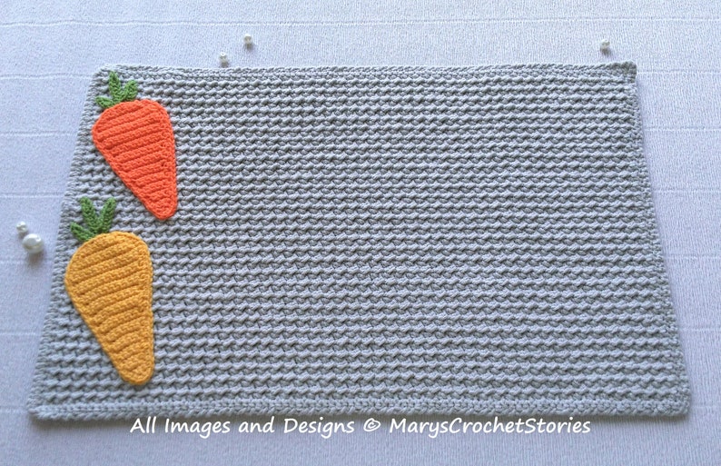 Placemat Cutlery Holder Coaster Crochet Pattern 3in1 Table Etsy