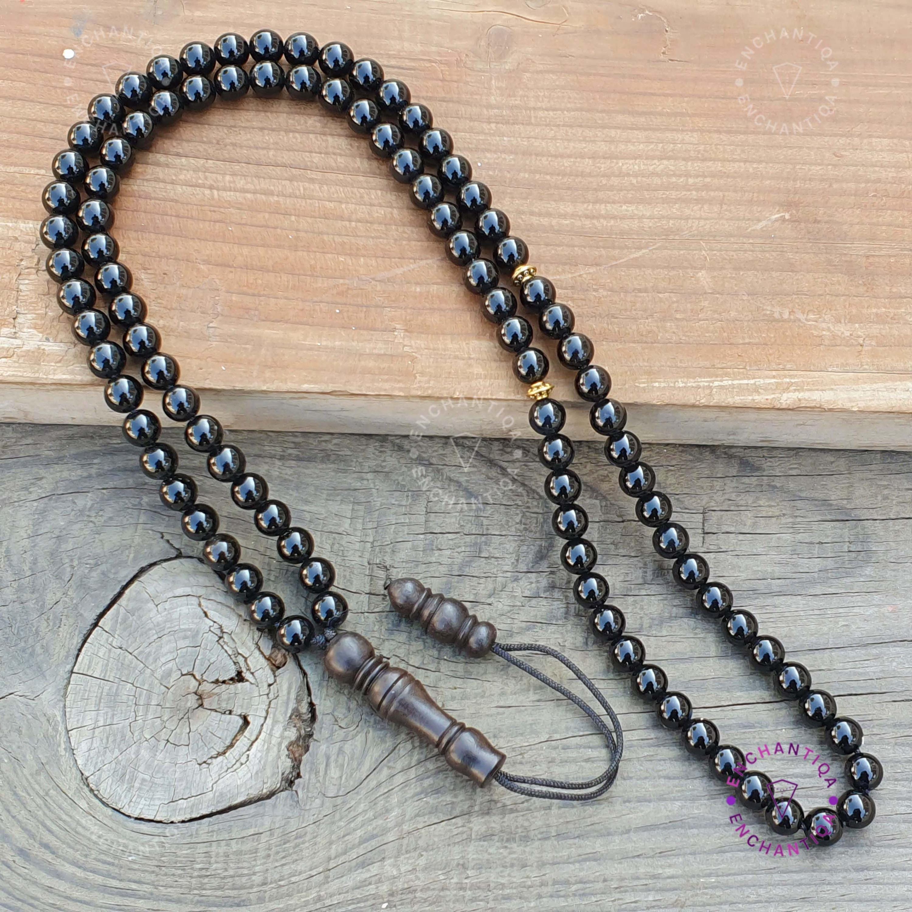 Black Onyx Islamic Prayer Beads: 99-bead Tasbih Rosary - Etsy