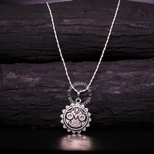Lord Jagannath Pendant - 925 Sterling Silver | Divine Symbol of Protection and Blessings , Silver Pendant,  Lord Vishnu Pendant